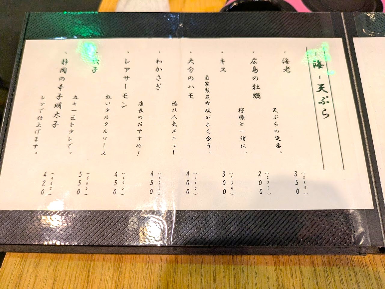 魚と野菜と天ぷらと酒場リベリー