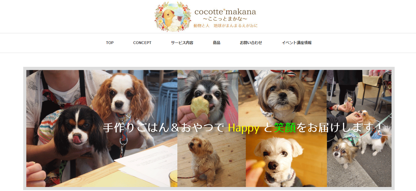 まんまる笑顔のcocotte makanaドッグマッサージ＆ストレッチ