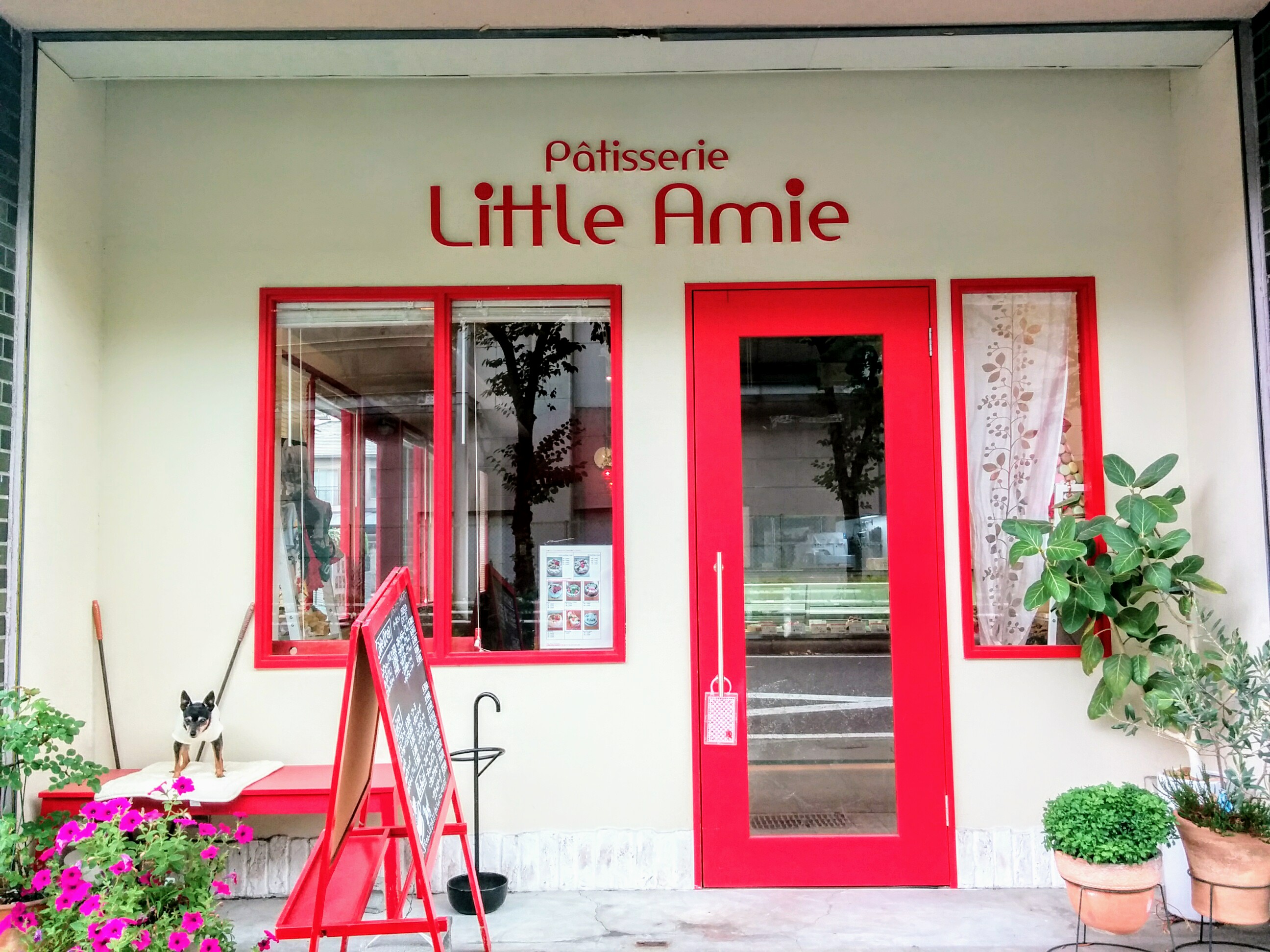 園田駅 リトルアミー Patisserie Little Amie 小型犬店内ok 可愛くてアットホームなケーキ屋さん ペット 犬同伴可 兵庫県尼崎市 ペットと一緒