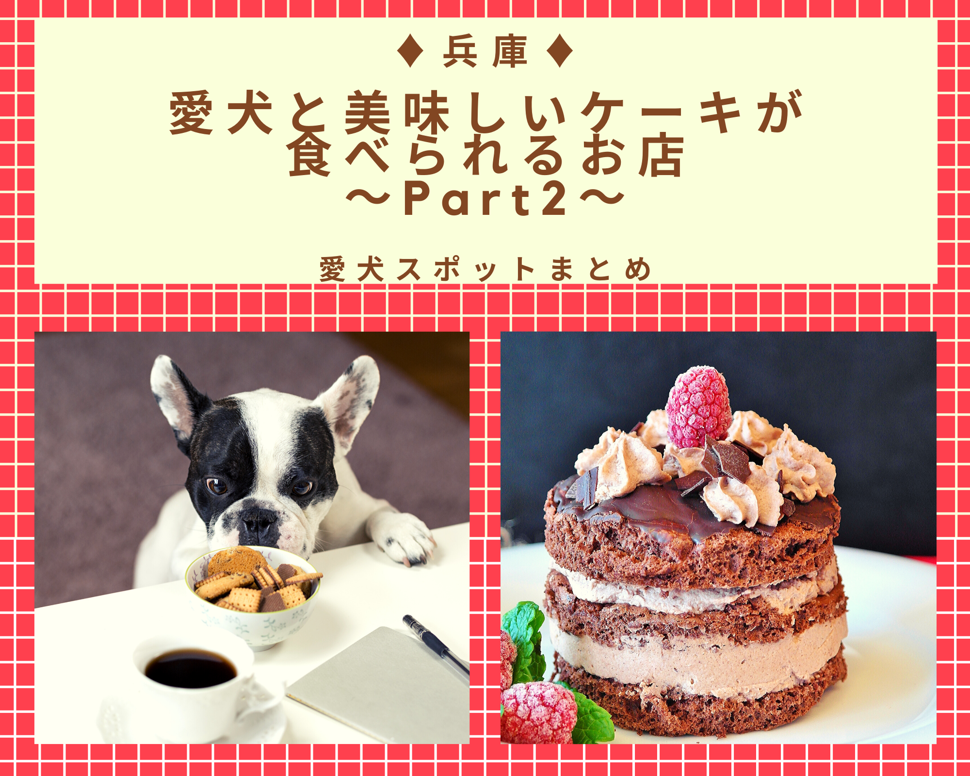 【兵庫Part2】愛犬と美味しいケーキが食べられるお店