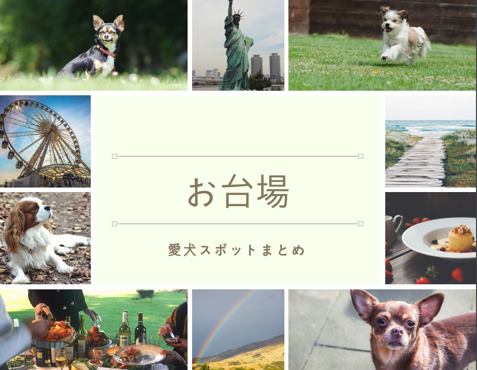 台場 ワンコ連れにおすすめ すべての愛犬スポット ペット可カフェやレストラン等 まとめ 東京都港区 江東区 ペットと一緒