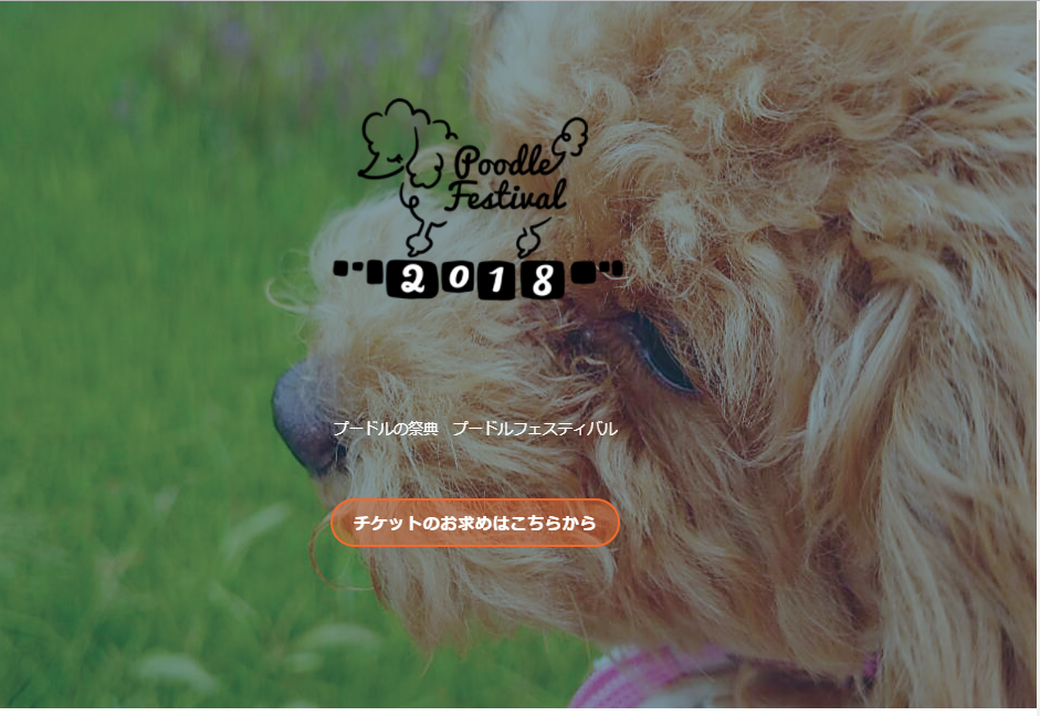 Poodle Festival 2018・プードルフェスティバル