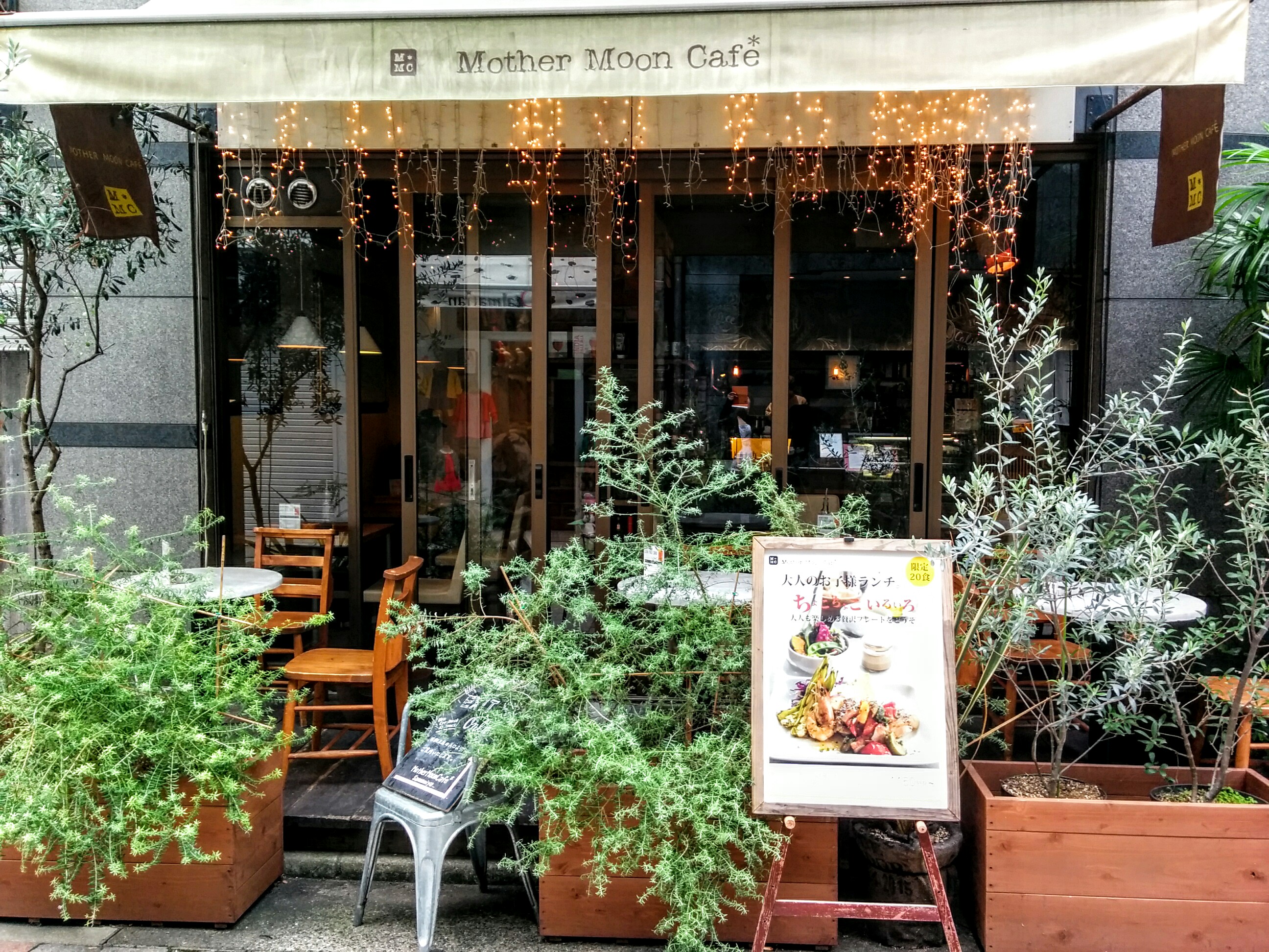 三ノ宮駅 Mother Moon Cafe マザームーンカフェ 三宮本店 港町神戸のお洒落カフェのパイオニア ペット 犬同伴可 兵庫県神戸市 ペットと一緒