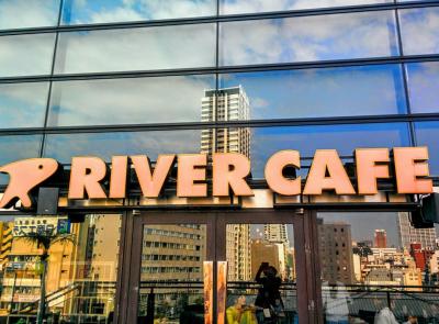 四ツ橋駅 難波駅 River Cafe リバーカフェ ミナミの街を見渡すテラスカフェ ペット 犬可 大阪府大阪市 ペットと一緒