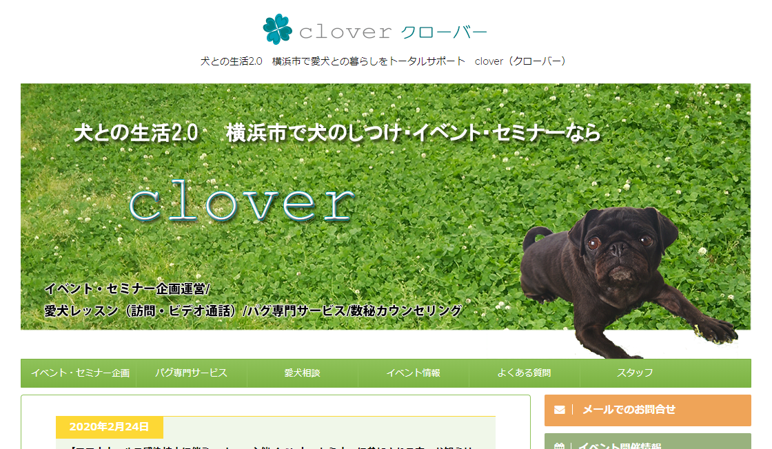 clover横浜お散歩レッスン