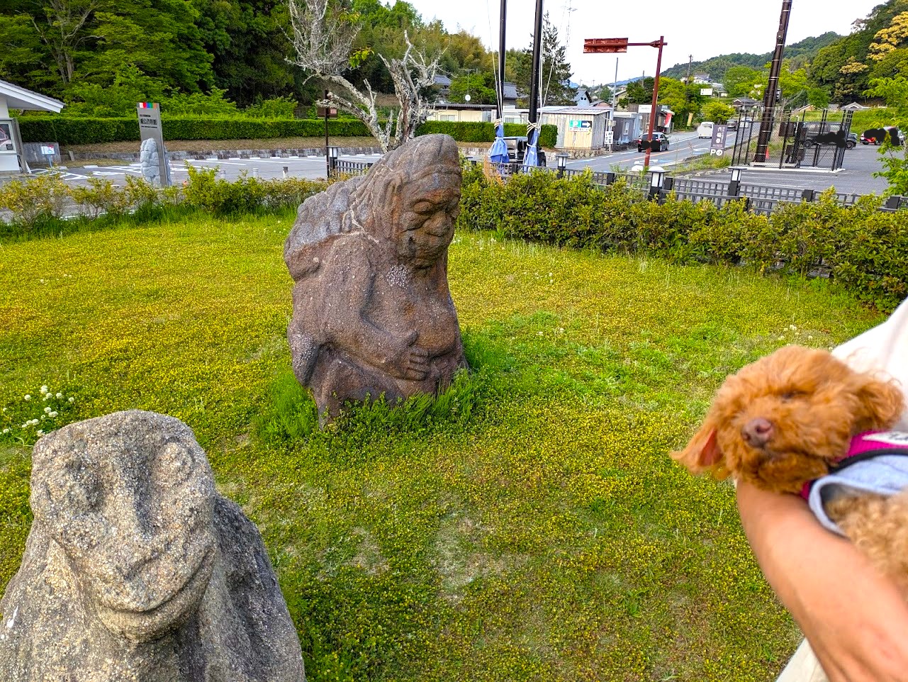 飛鳥彩瑠璃の丘天極堂テラス