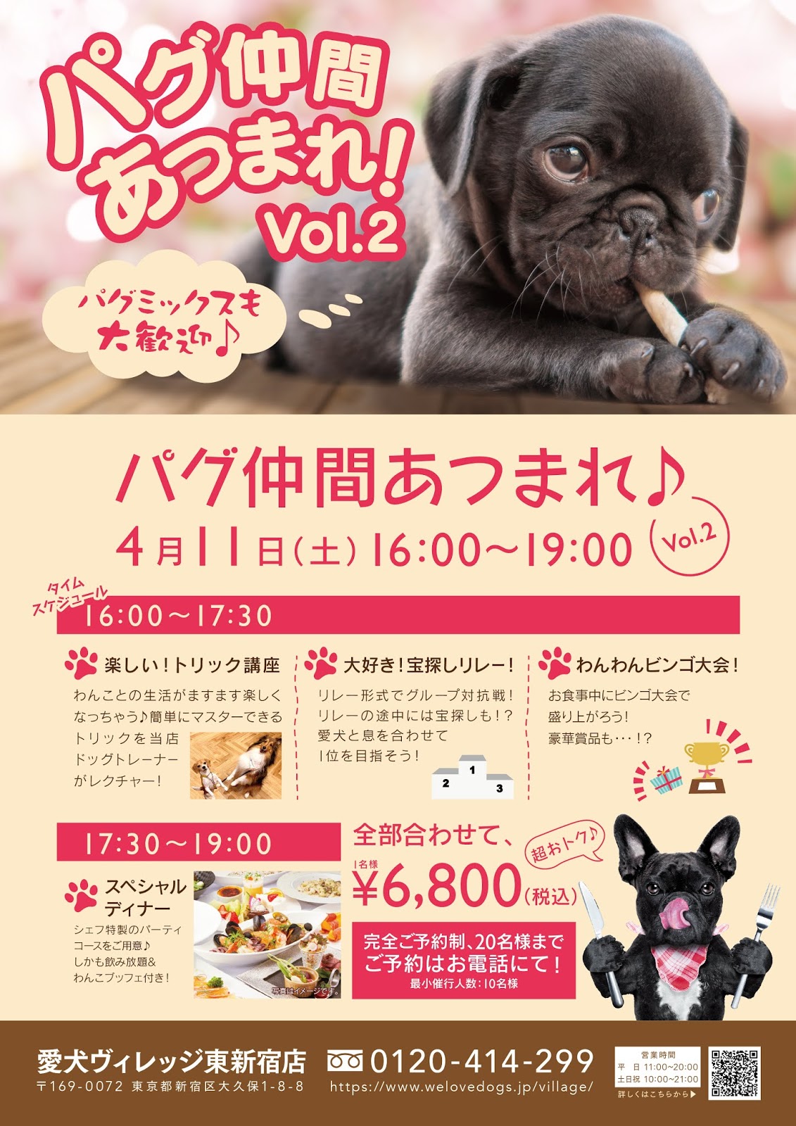 パグ仲間あつまれ!vol.2